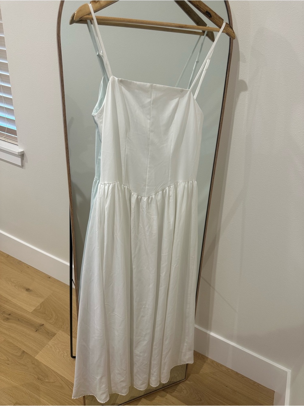 White Spaghetti Strap Maxi Dress